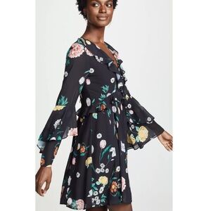 NWT Yumi Kim Black Floral Mini Dress